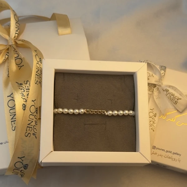 دستبند طلا مراوریدی کارتیر پنج حلقه